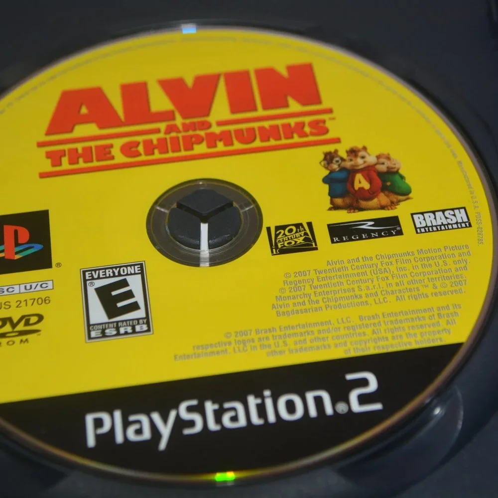 Alvin and the Chipmunks Sony PlayStation 2 PS2 Game 2007 Complete Tested Working